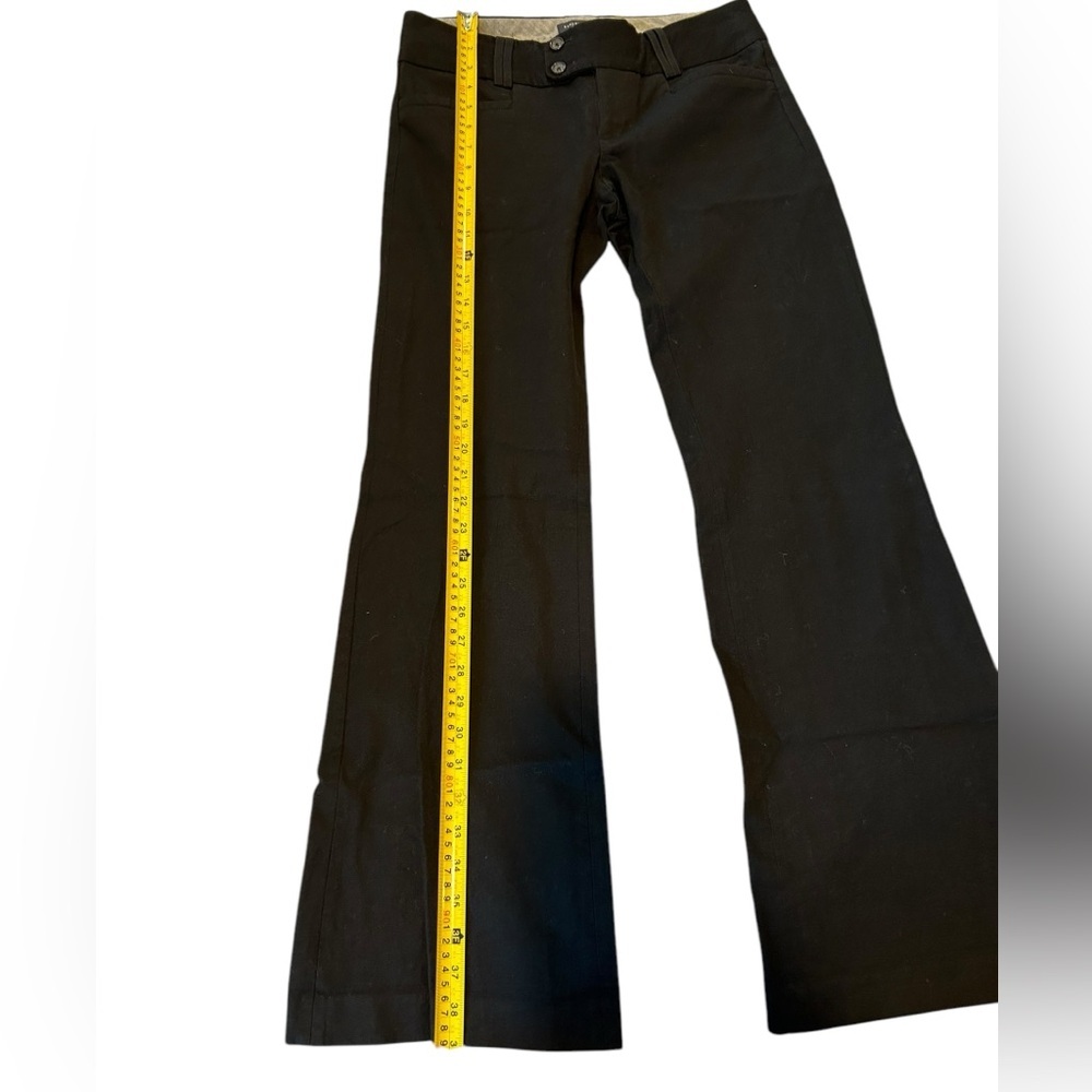 Banana Republic sz 6 The Sloan Fit Pants Flat front  black stretchy - Picture 11 of 12